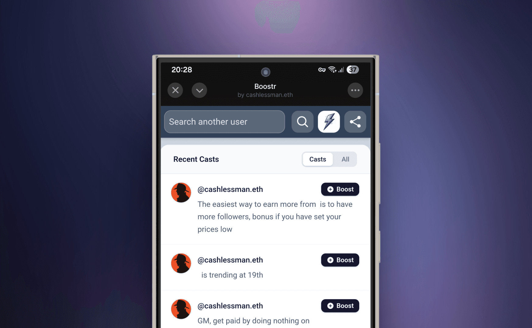 Explore Casts Screenshot