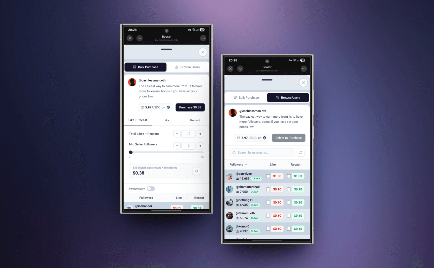 Purchase Mode Screenshot